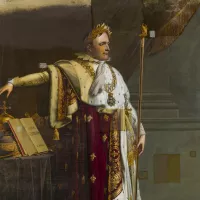 Napoléon en costume de sacre, œuvre conservée à Melun, en cours de restauration grâce à la campagne © Musée de Melun