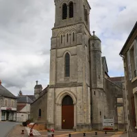 L'église St Jacques de Sancergues. © Wikipedia.