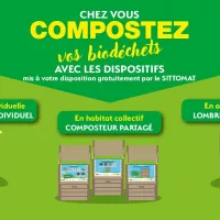 Nouvelle campagne de communication Sittomat en faveur du compostage