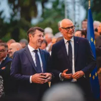 Christian Estrosi et Edouard Philippe ce 1er septembre à Nice - Photo DR