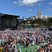 40 000 jeunes catholiques français à l'arrivée aux JMJ de Lisbonne cet été ©Clément Guerre