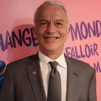 Patrick Martin, le président du MEDEF, au siège de Maped à Argonay. ©RCF Haute-Savoie/Victorien Duchet