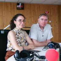 Julie Degardin (à gauche), Jean-Christophe Neidhart - © RCF Lyon