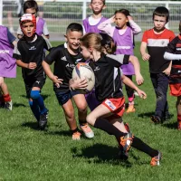 Entrainement au club de rugby de Lannemezan. Photographie Lilian Cazabet / Hans Lucas.