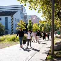 Les étudiants sont de retour sur le campus Tréfilerie. © UJM