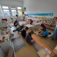 Une séance d'atrium à l'école Sainte Bernadette de Vannes  ©Claire Villemain