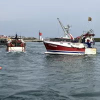 Retour de pêche au port du Guilvinec, dans le Finistère - © archives Ronan Le Coz