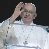 L'exhortation apostolique sur sainte Thérèse de Lisieux est intitulée "C'est la confiance" (Photo : le pape François place Saint-Pierre, Vatican, le 15/10/2023 ©Vatican Media)