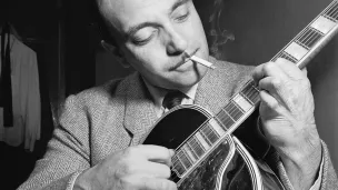 Django Reinhardt à l'Aquarium Jazz Club de Nex York, 1946