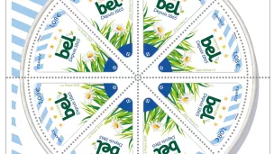 2021 - groupe BEL - mini-feuille émise pour les 100 ans de la marque « La vache qui rit » Création graphique de Stéphane Humbert-Basset