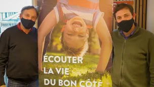 RCF Lyon - de gauche à droite : Christophe Collette, Cédric Conchon
