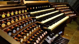 2017 Orgelbau Schumacher - console de l'orgue Schyven/Schumacher de la cathédrale d'Anvers