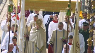 Procession de la Fête-Dieu à Bamberg en Allemagne en 2007.