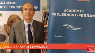 Karim Benmiloud, recteur de l'académie de Clermont-Ferrand.