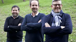 Thierry Bonnet, Sébastien Dufour et Laurent Virieux, les trois associés des Confinades