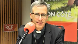 RCF Lyon - Mgr Olivier de Germay en studio