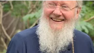 Archimandrite Syméon, père abbé du monastère orthodoxe de Sainte-Silouane de Saint-Mars de Locquenay