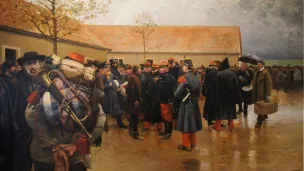 "Réservistes 1870" de Pierre Georges Jeanniot, Paris, hôtel des Invalides.