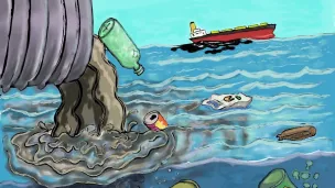 Image d'illustration pollution des océans 