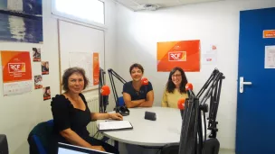 Laure et Marie-Laure en compagnie de Marie Levallois - Ecran Vert