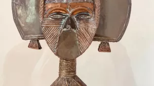 Statut africaine au musée d'art africain des spiritain d'Allex /Thierry Lyonnet