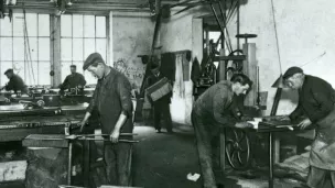 Un atelier de métallurgie à Toulouse en 1913./DDM, Cèdre