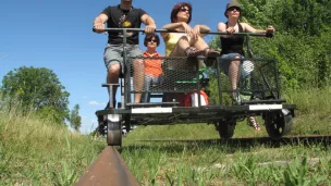 Un vélo-rail bientôt à Châteauroux ? (image d'illustration)