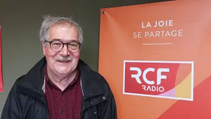 Daniel Caquard, directeur artistique du Festival, dans les studios de RCF Lorraine Nancy