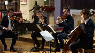 Quatuor Modigliani lors de l'édition 2020 des Musicales du Golfe/©Les musicales du Golfe