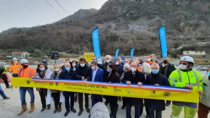 Inauguration du pont de Veil à Breil-sur-Roya le 23 février 2021 - Photo: S. C-G. 