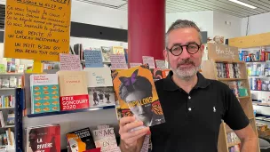 Joachim Boitrelle, libraire à La Procure Largeron