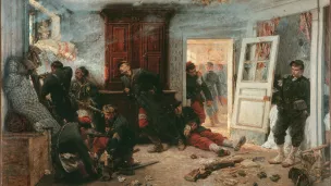 « Bazeilles : les dernières cartouches » Tableau par Alphonse-Marie-Adolphe de Neuville.