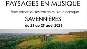 © Philippe Caharel - Affiche Festival baroque de Savennières 2021