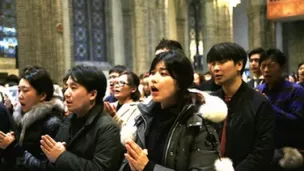 Eglise d'Asie Une messe en Corée du Sud