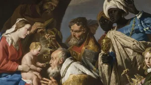 Wikimédia commons - L'Adoration des mages peint par Matthias Stom (vers 1600-1650)