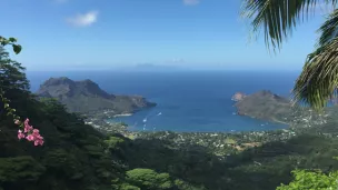 Thierry Lyonnet / RCF - Baie de Taiohae, sur l'île de Nuku Hiva