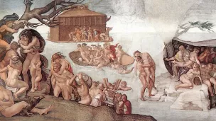 Wikimédia Commons - Le Déluge par Michel-Ange.