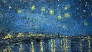 Wikimédia Commons - La nuit étoilée  de V. Van Gogh 1888 Musée d'Orsay