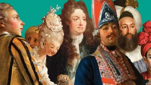 Château de Versailles - Affiche de l'exposition "Visiteurs de Versailles", 