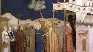 La Visitation par Giotto (1310) ©Wikimédia Commons