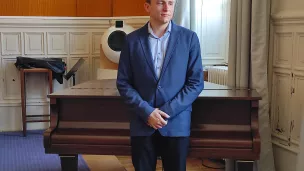 David Hurpeau est le nouveau directeur du Conservatoire à Rayonnement Départemental de Châteauroux depuis le 1er septembre. © Hugo Sastre