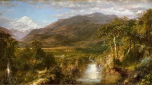 The Heart of the Andes, tableau de Frederic Edwin Church, inspiré par Humboldt ©Wikimédia commons