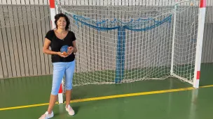 Mireille Bonnet, présidente du Saint-Germain Handball espère beaucoup de cette rentrée sportive © Martin Obadia