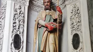 Statue de Saint Patern dans la cathédrale de Vannes