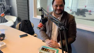 Julien Vick dans nos studios de RCF à Metz