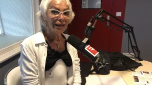 Désirée Mayer dans les studios de RCF Jerico Moselle à Metz