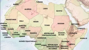 Carte de l'Afrique