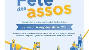 Affiche fête des assos Lorient © Site internet Lorient Agglomération 