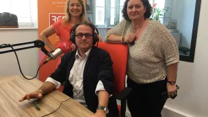 Alexandra, Jeff et leur invité Annie Lavoisier