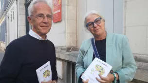 Dr Denis Saudeau, président de France ACV 37 et Mireille Agaschi, vice-présidente.